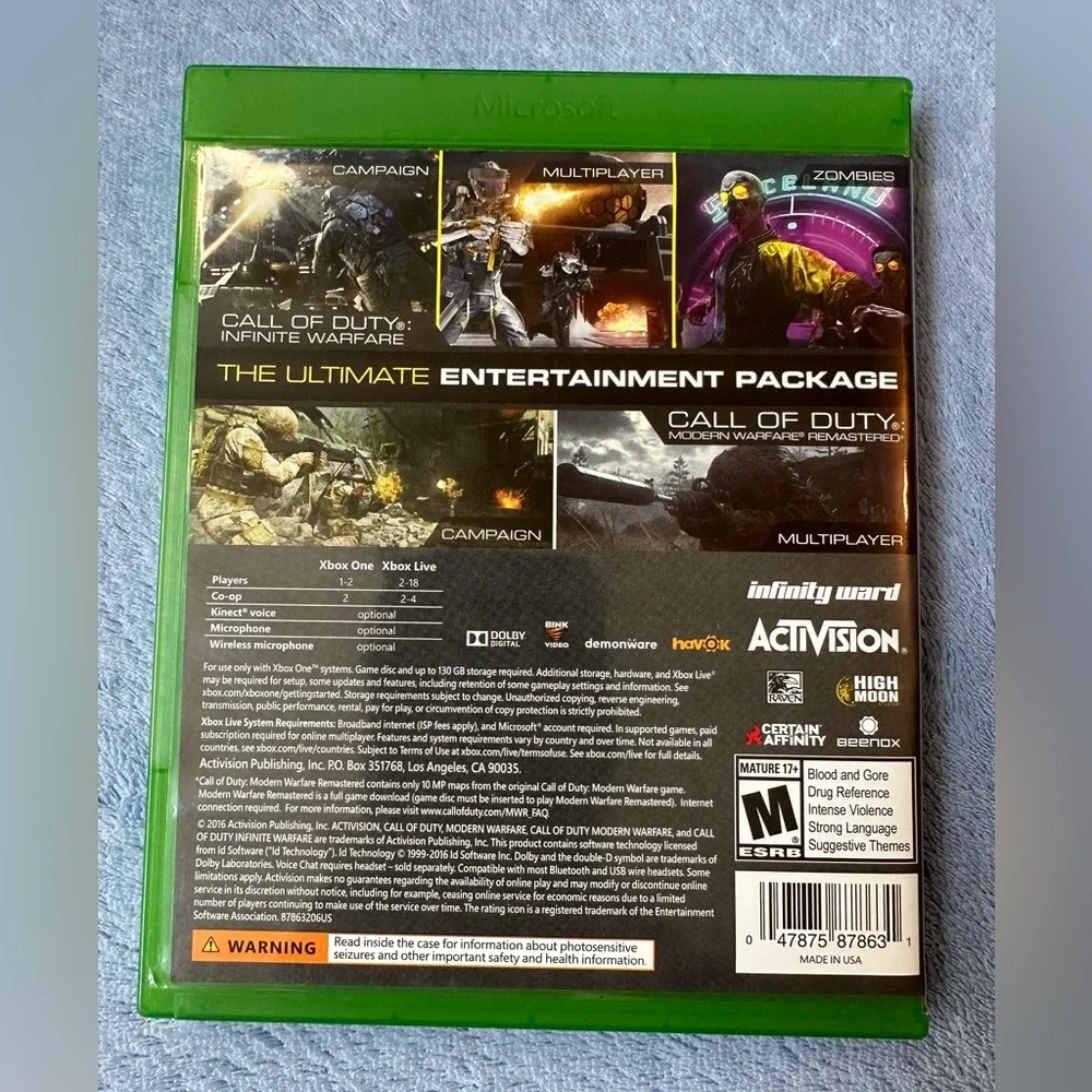 Call of Duty•Infinite Warfare•legacy edition•terminal•COD•excellent condition